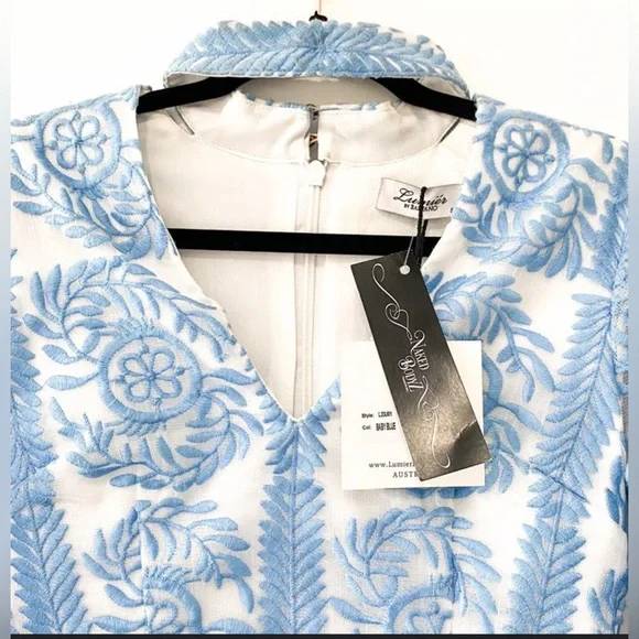 Lumiere by Bariano embroidered shorts romper sz XS - Picture 2 of 7